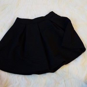 Mini black skirt